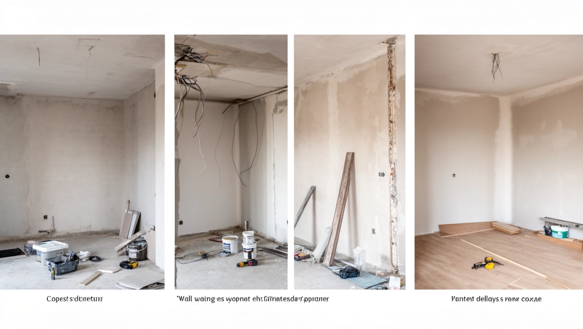 etapy wykończenia mieszkania