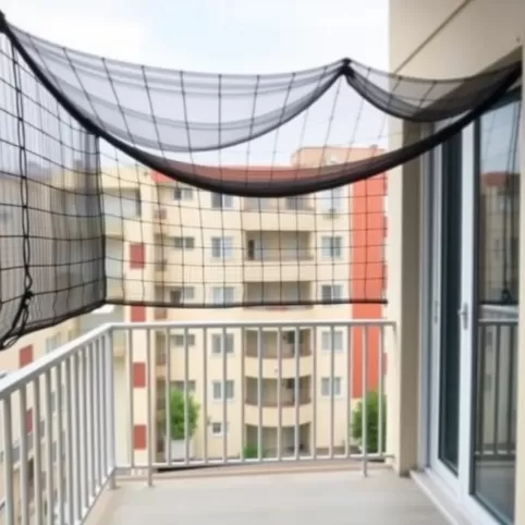 Ile kosztuje montaż siatki na balkonie