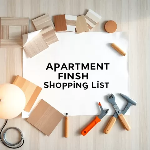 Wykończenie mieszkania lista zakupów